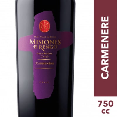 Vino Misiones de Rengo Cuvee Gran Reserva Carmenere 750ml