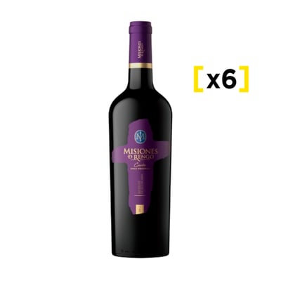 Vino Misiones De Rengo Gran Reserva Cuvee Merlot 750cc X6