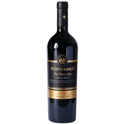 Vino Montefranco Etiqueta Negra Carmenere 750cc