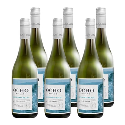 Vino Ocho Millas Sauvignon Blanc 750cc x6 ($4.990 c/u)