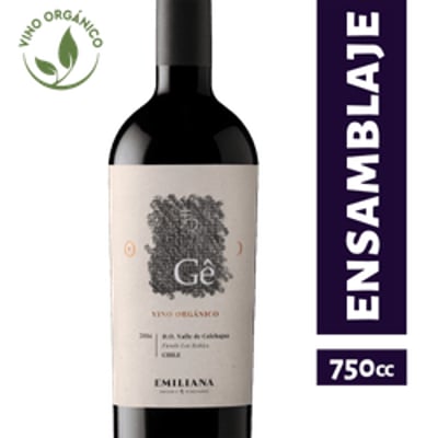Vino Orgánico Ge Ensamblaje 750 cc