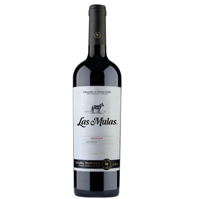 Vino Orgánico Miguel Torres Las Mulas Reserva Merlot - 750ml