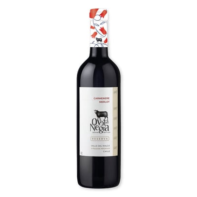 Vino Oveja Negra Reserva Carmenere Merlot 750cc