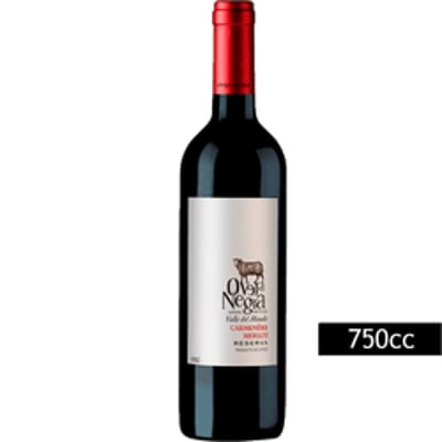 Vino Oveja Negra Reserva Ensamblaje Carmenere Merlot 750 cc