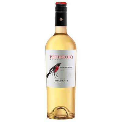 Vino Petirrojo Bisquertt Reserva Sauvignon Blanc 750cc