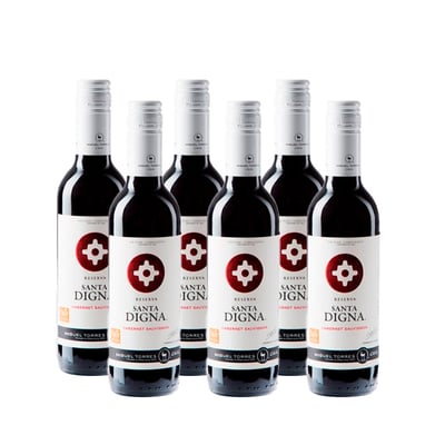 Vino Santa Digna Cabernet Sauvignon 187cc (12 unidades)