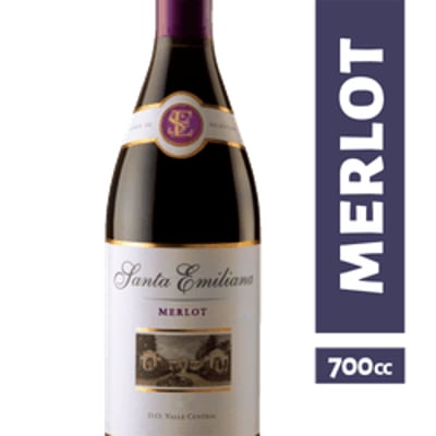Vino Santa Emiliana Merlot 700 cc
