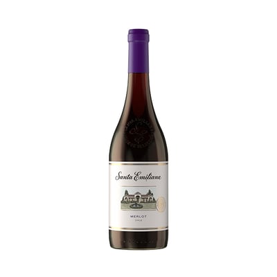 Vino Santa Emiliana Merlot 700cc (12 unidades)