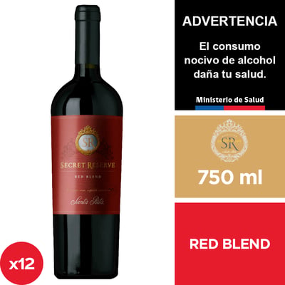 Vino Secret Reserve Red Blend 12 X 750 Ml.