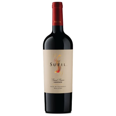 Vino Sutil Gran Reserva Carmenere Botella 750cc