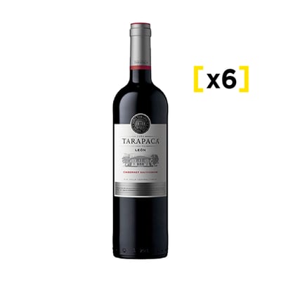 Vino Tarapac� Le�n Cabernet Sauvignon Botella 750cc X6