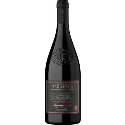 Vino Tarapaca Gran Rsva Etiqueta Negra Carmenere 750cc