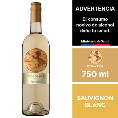 Vino Terra Andina Sauvignon Blanc 750 Ml.