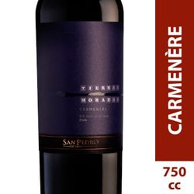 Vino Tierras Moradas Carmenere 750 cc