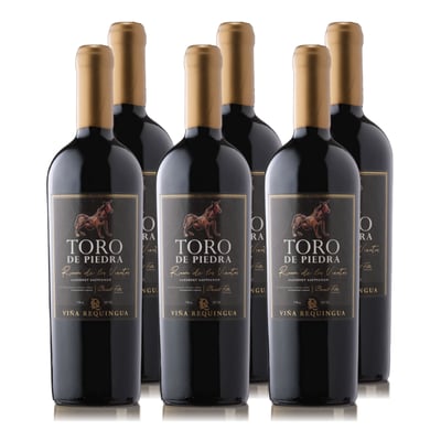 Vino Toro de Piedra Rincón de los Vientos Cabernet Sauvignon 750cc x6 ($9,990 c/u)