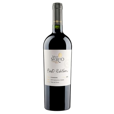 Vino Valle Secreto First Edition Carmenere 750cc