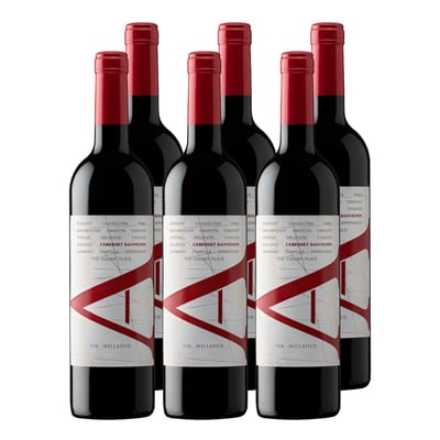 Vino VIK A Cabernet Sauvignon 750cc x6 ($13.990 c/u)