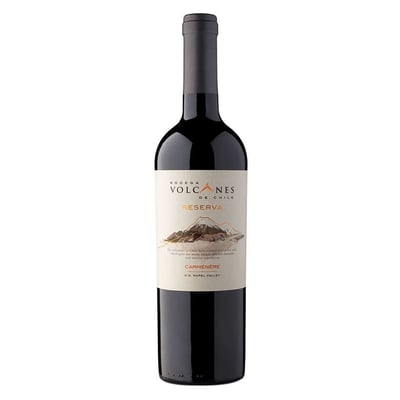 Vino Volcanes de Chile Reserva Carmenere 750cc 