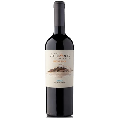 Vino Volcanes de Chile Rsva Merlot 750cc