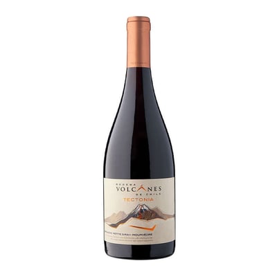 Vino Volcanes de Chile Tectonia Grenache-Petite Sirah-Mourvèdre 750cc