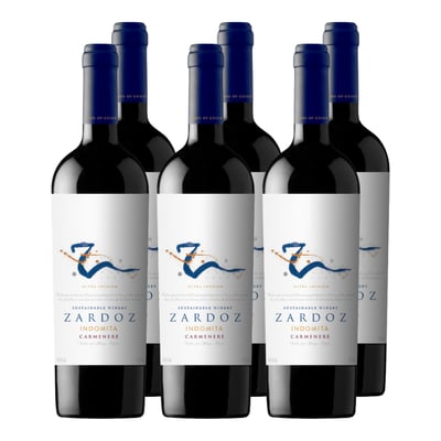 Vino Zardoz Carmenere 750cc x6 ($10.990 c/u)