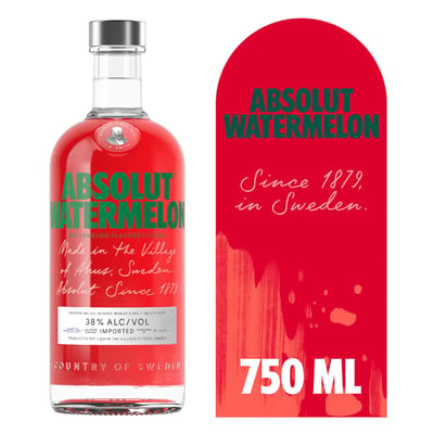 Vodka Absolut Watermelon 38˚ - 750ml