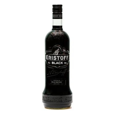 Vodka Eristoff black premium botella 1 L