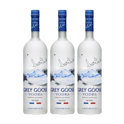 Vodka Grey Goose Botella 750cc X3