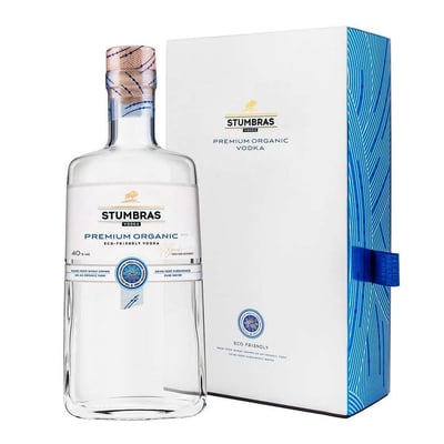 Vodka Stumbras Orgánico 750cc 40° alc.