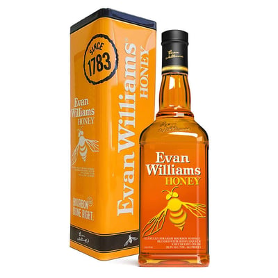 Whiskey Bourbon Evan Williams Honey 750cc