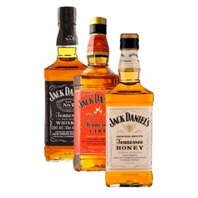 Whiskey Jack Daniels N7 + Honey + Fire 750cc