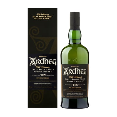 Whisky Ardbeg Single Malt 10 Años - 700ml