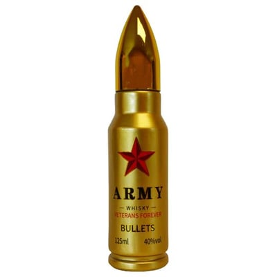 Whisky Army Bullets 125cc 40° alc.