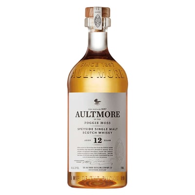 Whisky Aultmore 12 años 750cc 46° alc.