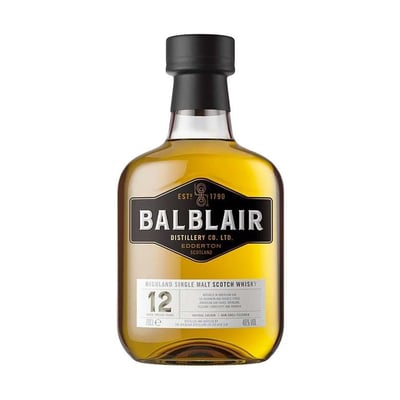Whisky Balblair Single Malt 12 años 700cc 46º alc.