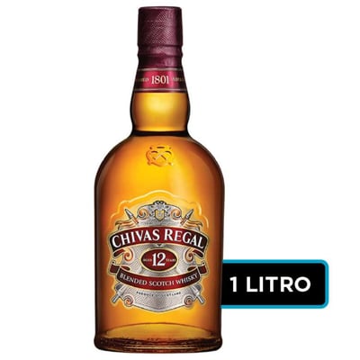Whisky Chivas Regal 12 años 1 Litro 40º alc.