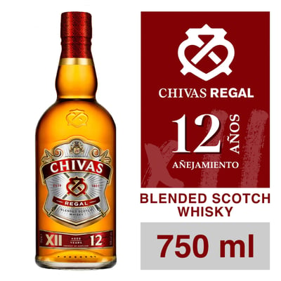 Whisky Chivas Regal 12 Años 40˚ - 750ml