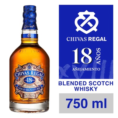 Whisky Chivas Regal 18 Años 40˚ - 750ml