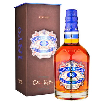 Whisky Chivas Regal 18 años 750cc 40º alc.