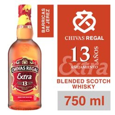 Whisky Chivas Regal Extra 13 Años 40° 750 cc