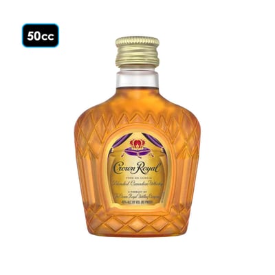 Whisky Crown Royal 50cc Miniatura