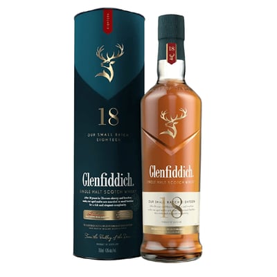 Whisky Glenfiddich 18 Años Single Malt 40˚ - 750ml