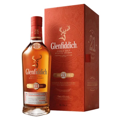 Whisky Glenfiddich Grand Reserve 21 años 40° alc. 700cc