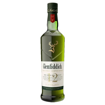 Whisky Glenfiddich Single Malt 12 Años