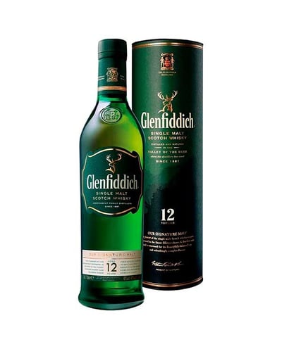 Whisky Glenfiddich Single Malt 12 Años - 750ml