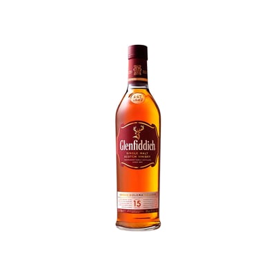 Whisky Glenfiddich Single Malt 15 Años 40° 750cc