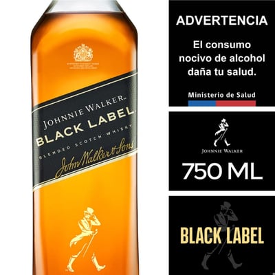 Whisky Johnnie Walker Black Label 40˚ - 750mL