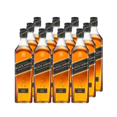 Whisky Johnnie Walker Black Label 750cc x12 ($22.990 c/u)