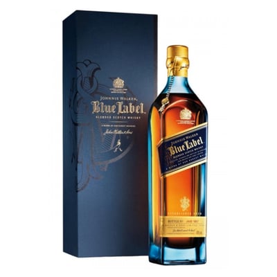 Whisky Johnnie Walker Blue Label Etiqueta Azul Botella 750cc