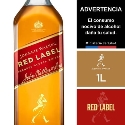 Whisky Johnnie Walker Red Label 40˚ - 1L